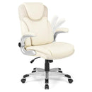 All-in-One Home Office Furniture Bundle - Ergonomic Chair Spacious Desk Multi-Drawer Cart Bookshelf & Accent Chairs by LJGDeals