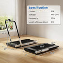 Fitness Room Set: Dumbbell Weight Set+3-in-1 3HP Folding Treadmill by LJGDeals