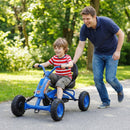 Go Kart for Kids 4 Wheel with Steering Handlebars and Adjustable Seat