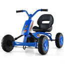 Go Kart for Kids 4 Wheel with Steering Handlebars and Adjustable Seat