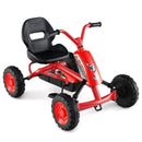 Go Kart for Kids 4 Wheel with Steering Handlebars and Adjustable Seat