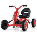 Go Kart for Kids 4 Wheel with Steering Handlebars and Adjustable Seat by LJGDeals