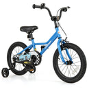 16 Inch Kids Bike Navy with Helmet Protective Set by LJGDeals