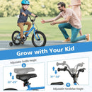 16 Inch Kids Bike Navy with Helmet Protective Set by LJGDeals