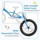 16 Inch Kids Bike Navy with Helmet Protective Set