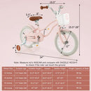 12 Inch Kids Bike with Helmet Protective Set Pink by LJGDeals
