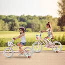 12 Inch Kids Bike with Helmet Protective Set Pink by LJGDeals