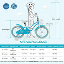18 Inch Kids Bike with Helmet Protective Set Blue by LJGDeals