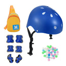 16 Inch Kids Bike with Helmet Protective Set Dark Blue by LJGDeals