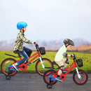 14 Inch Kids Bike Red with Pink Helmet Protective Set by LJGDeals