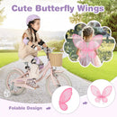 14 Inch Kids Bike Red with Pink Helmet Protective Set by LJGDeals