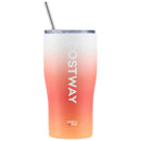 Costway Stainless Steel Tumbler with Lid and Metal Straw by LJGDeals