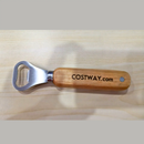 Magnetic Bottle Opener with Rubberwood Handle by LJGDeals