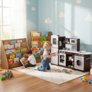 Kids Toy Storage & Pretend Play Kitchen Bundle by LJGDeals