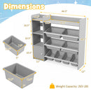 Kids Toy Storage & Pretend Play Kitchen Bundle by LJGDeals