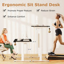 Electric Standing Desk Height Adjustable with 3 Memory Heights Black by LJGDeals