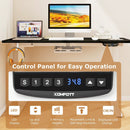 Electric Standing Desk Height Adjustable with 3 Memory Heights Black by LJGDeals