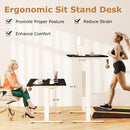 Electric Standing Desk Height Adjustable with 3 Memory Heights Black by LJGDeals