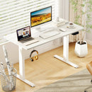 Electric Standing Desk Height Adjustable with 3 Memory Heights White by LJGDeals