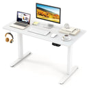 Electric Standing Desk Height Adjustable with 3 Memory Heights White by LJGDeals