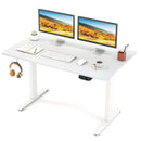 Electric Standing Desk Height Adjustable with 3 Memory Heights White by LJGDeals