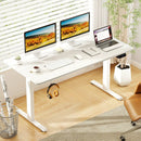 Electric Standing Desk Height Adjustable with 3 Memory Heights White by LJGDeals