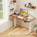 Electric Standing Desk Height Adjustable with 3 Memory Heights Walnut