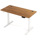 Electric Standing Desk Height Adjustable with 3 Memory Heights Walnut by LJGDeals