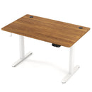 Electric Standing Desk Height Adjustable with 3 Memory Heights Walnut by LJGDeals