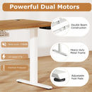 Electric Standing Desk Height Adjustable with 3 Memory Heights Walnut