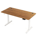 Electric Standing Desk Height Adjustable with 3 Memory Heights Walnut by LJGDeals