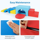 7-Piece Soft Foam Toddler Climbing Blocks Set PU Leather for 1+ Year Old by LJGDeals