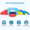 7-Piece Soft Foam Toddler Climbing Blocks Set PU Leather for 1+ Year Old
