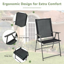 5-Piece Foldable Outdoor Dining Set for Backyard Garden Deck by LJGDeals