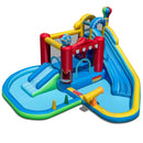 Inflatable Water Park with Splash Pool 50 Ocean Balls and 750W Blower by LJGDeals