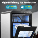 Countertop Nugget Ice Maker and Powerful Fruit Vegetable Juicer Combo for Refreshing Beverages by LJGDeals