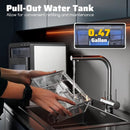 Countertop Nugget Ice Maker and Powerful Fruit Vegetable Juicer Combo for Refreshing Beverages by LJGDeals