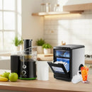 Countertop Nugget Ice Maker and Powerful Fruit Vegetable Juicer Combo for Refreshing Beverages by LJGDeals