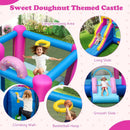 Inflatable Bounce House with Slides and Basketball Hoop (with 680W Blower) by LJGDeals