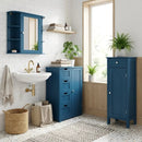 Bathroom Cabinets - Prussian Blue Collection by LJGDeals