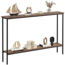 Entryway Set with 44 Inch Console Table 5-Tier Corner Hall Tree and Waiting Room Bench by LJGDeals