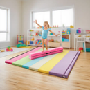 Yoga Set: Gymnastics Mat+Folding Gymnastics Balance Beam by LJGDeals