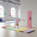 Yoga Set: Gymnastics Mat+Folding Gymnastics Balance Beam by LJGDeals