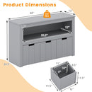 Montessori Twin Floor Bed and Kids Toy Storage Cabinet Bundle