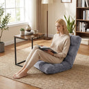 14-Position Adjustable Floor Chair & C-Shaped End Table Set by LJGDeals