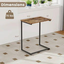 14-Position Adjustable Floor Chair & C-Shaped End Table Set by LJGDeals