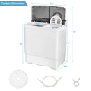 Compact Washer and Dryer Laundry Combo for Fast Household Laundry by LJGDeals