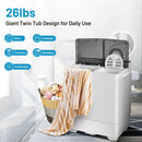 Compact Washer and Dryer Laundry Combo for Fast Household Laundry by LJGDeals