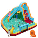 6-in-1 Inflatable Water Slide Park with 750W Blower for Yard by LJGDeals