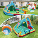 6-in-1 Inflatable Water Slide Park with 750W Blower for Yard by LJGDeals